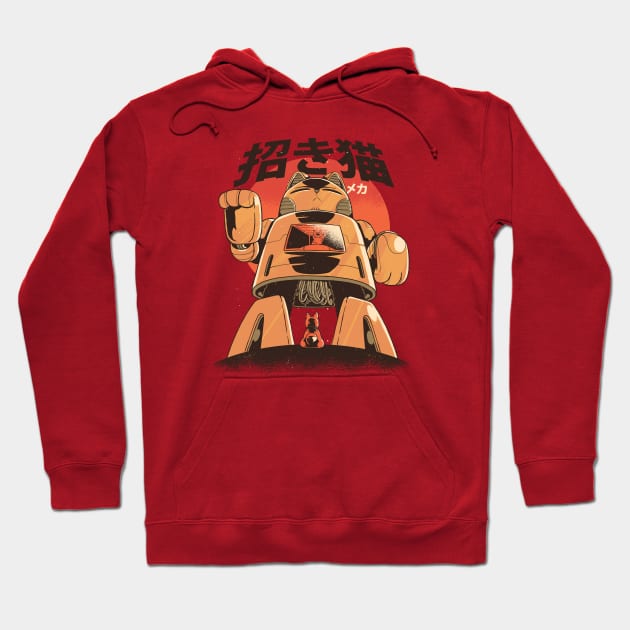 Cat Mecha Robot Hoodie by Safdesignx